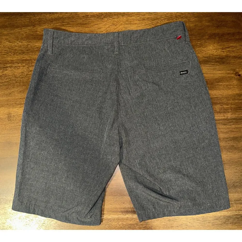RVCA Men’s Performance Stretch Grey Casual Shorts Size 30 NWOT